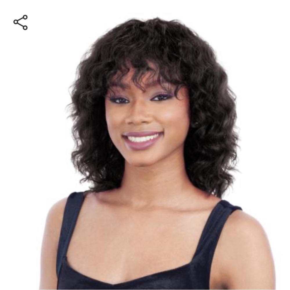 Saga Curly Remy Human Hair Wig Nova - Color 1B-30